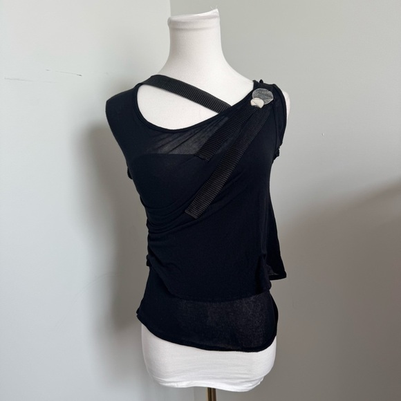 Save The Queen Asymmetrical Strap Top – NWT – Made in Italy - Picture 6 of 14